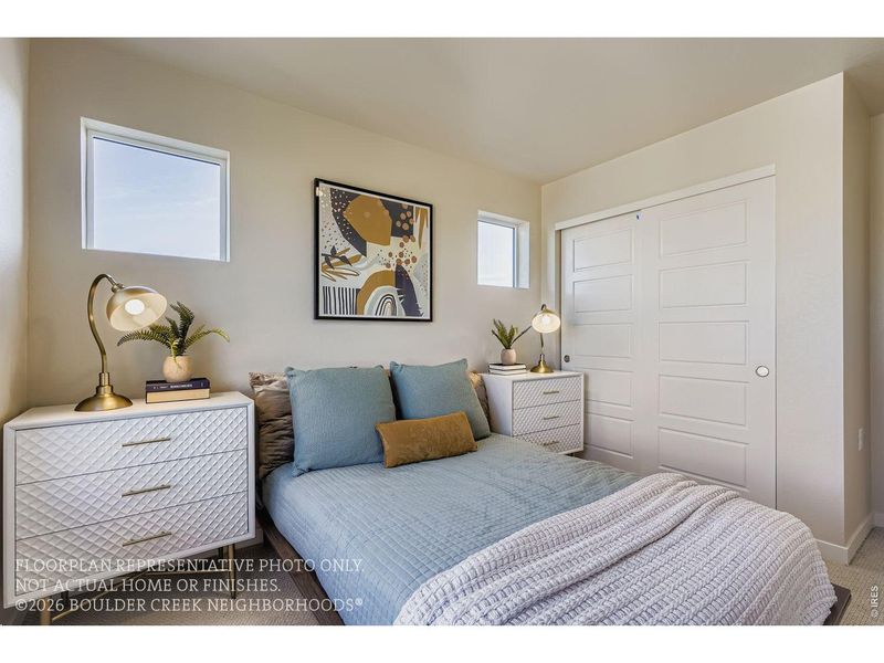 Furnished interior view inside a new home in Baseline, Broomfield (Image 26).