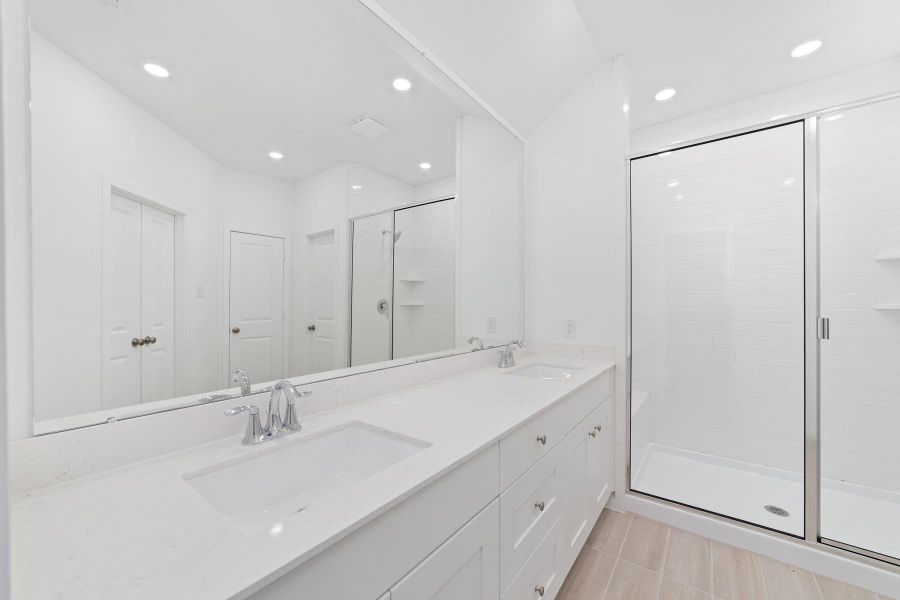 Furnished interior view inside a new home in , Katy (Image 7).