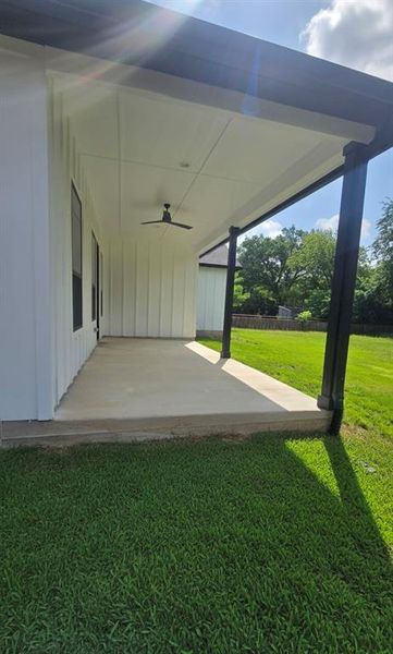 Exterior details and patio area of a home in , Springtown (Image 24).