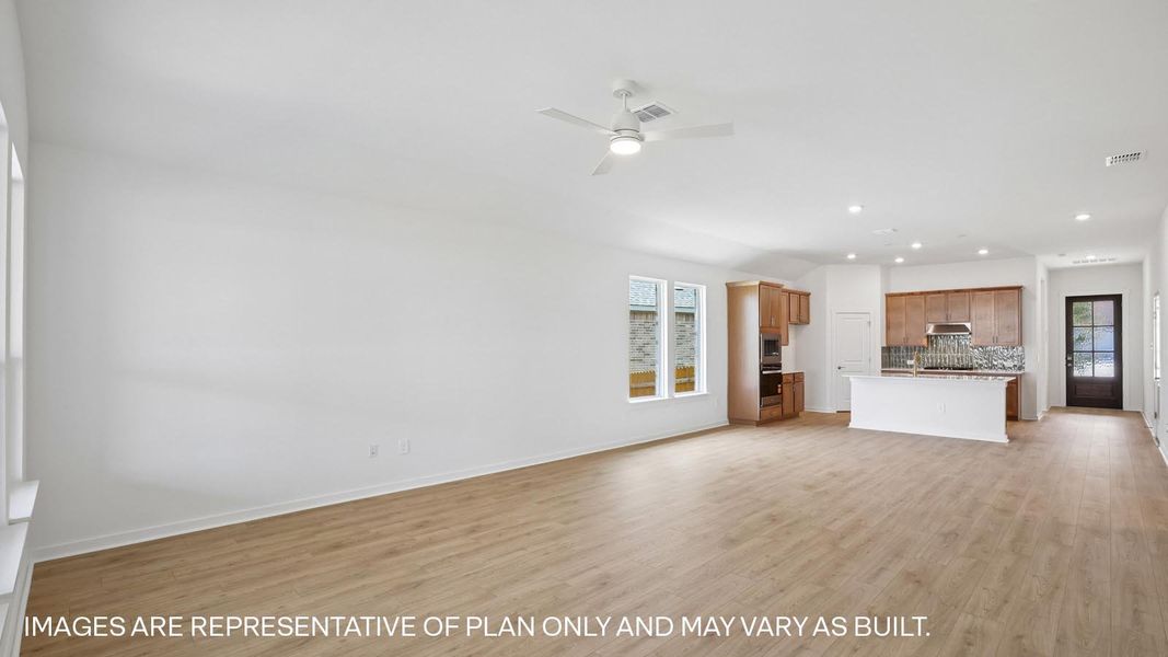 Representative unfurnished interior of a home built from the The Steinbeck by D.R. Horton in Rosenbusch Ranch, Leander (Image 19). Representative unfurnished interior of a home built from the The Steinbeck by D.R. Horton in Rosenbusch Ranch, Leander (Image 19).
