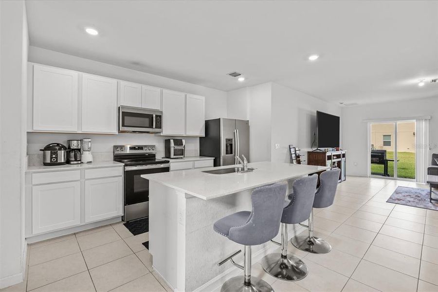 Furnished interior view inside a new home in , Fort Pierce (Image 5).