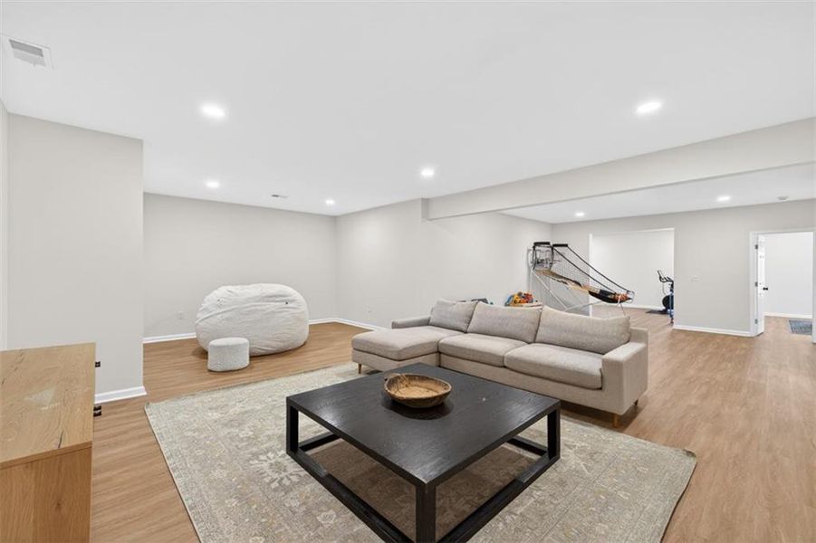 Furnished interior view inside a new home in Town Farms, Peachtree Corners (Image 75).