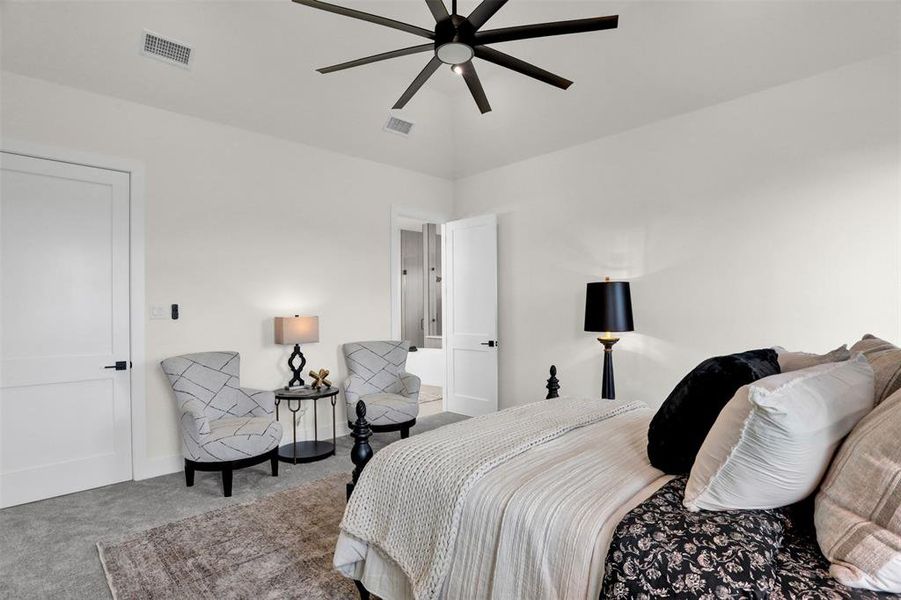 Furnished interior view inside a new home in , Celeste (Image 38).