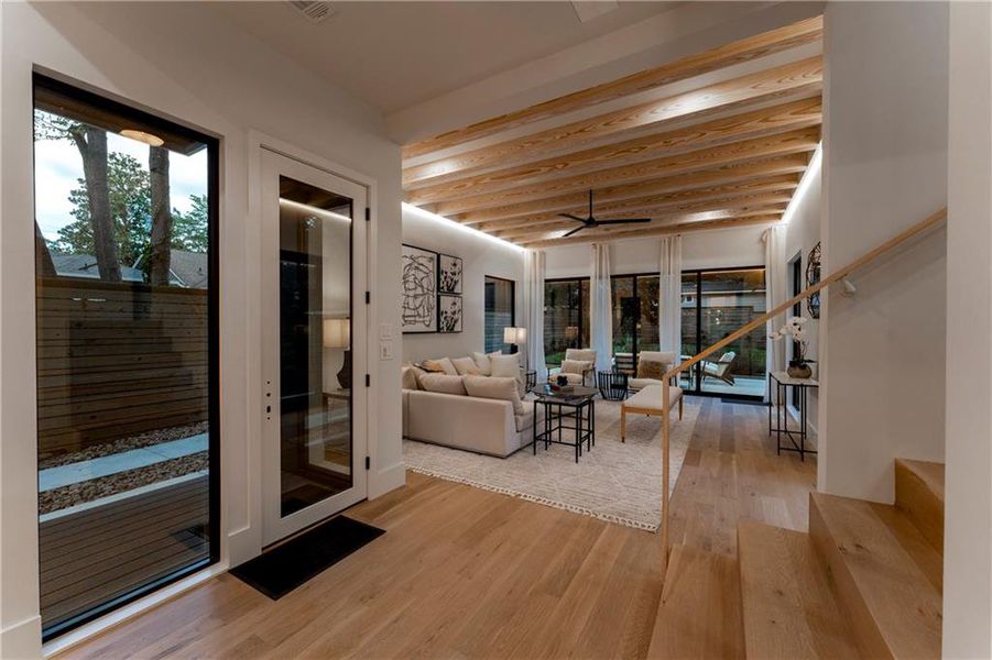 Furnished interior view inside a new home in , Atlanta (Image 45).