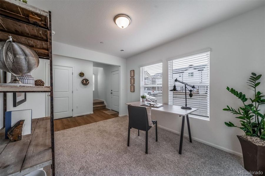 Furnished interior view inside a new home in Reunion, Commerce City (Image 25).