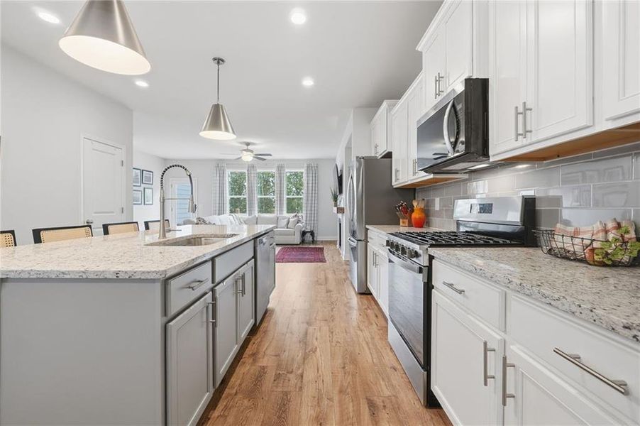 Furnished interior view inside a new home in , Sugar Hill (Image 26).
