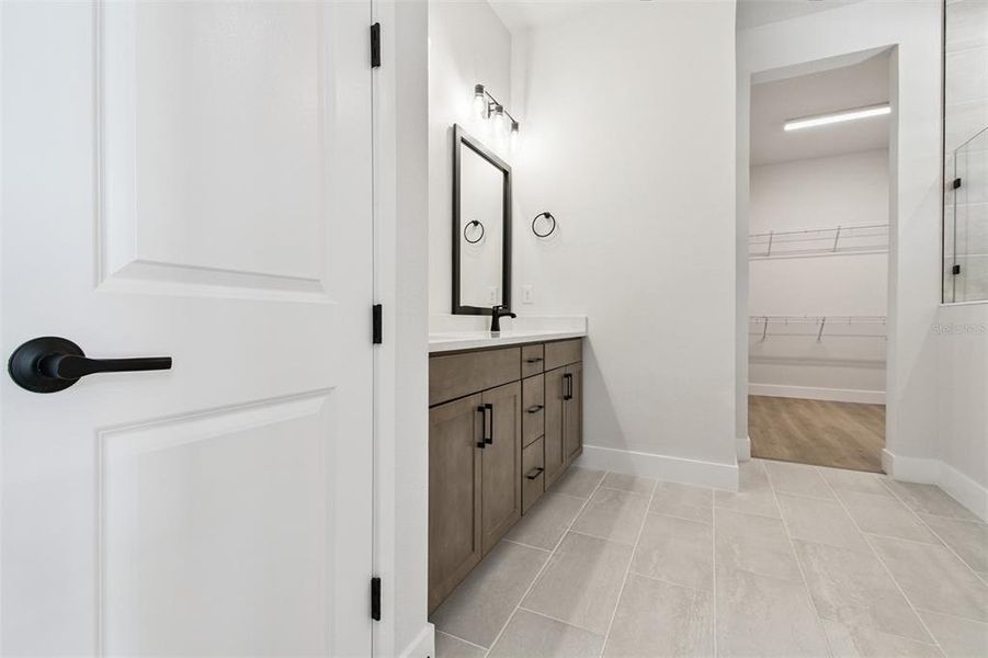 Furnished interior view inside a new home in Emerald Landing at Waterside at Lakewood Ranch – Cottage Series, Sarasota (Image 13).