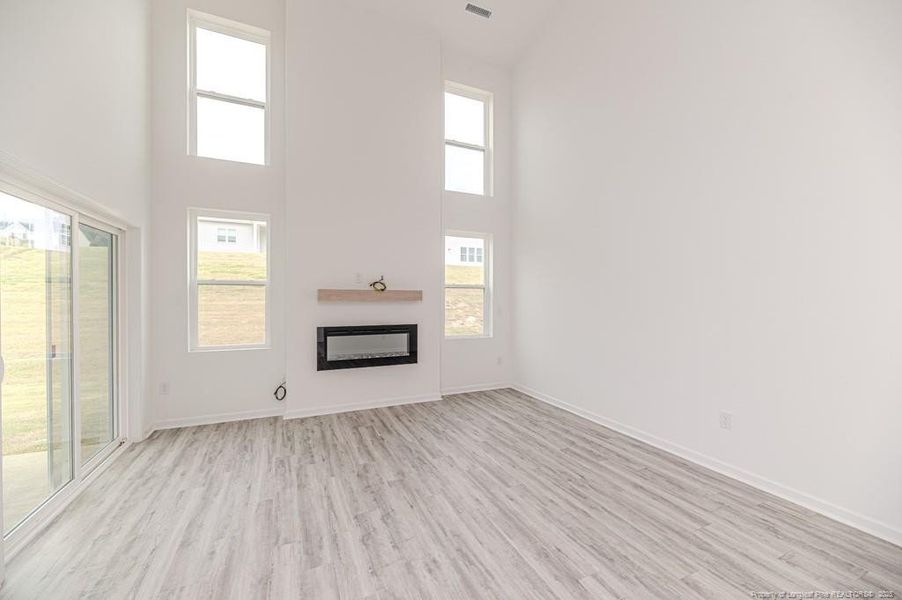 2 story Living Room View