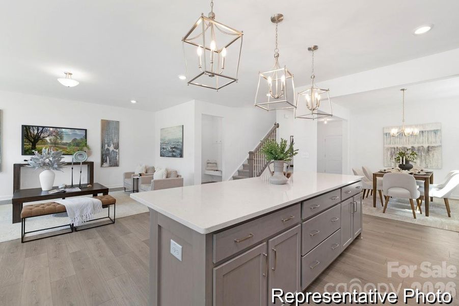Furnished interior view inside a new home in Huntington Hills, Lincolnton (Image 8).