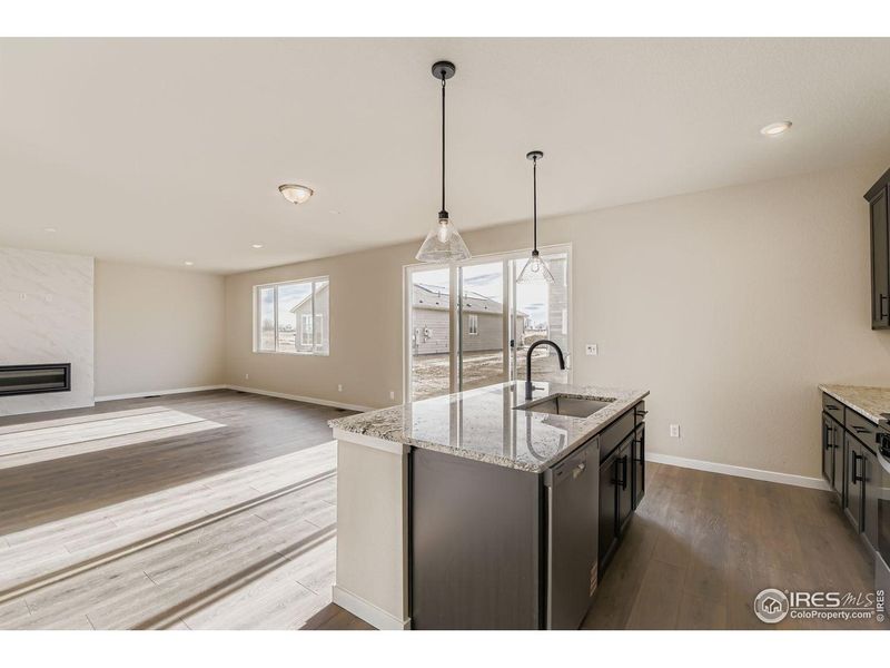 Furnished interior view inside a new home in Hidden Creek, Frederick (Image 8).