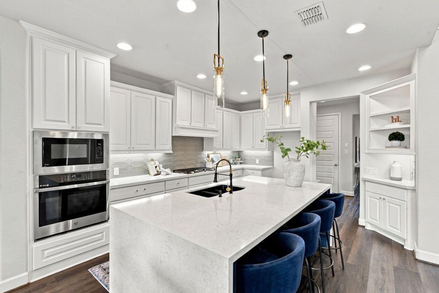 Furnished interior view inside a new home in The Highlands, Porter (Image 14).