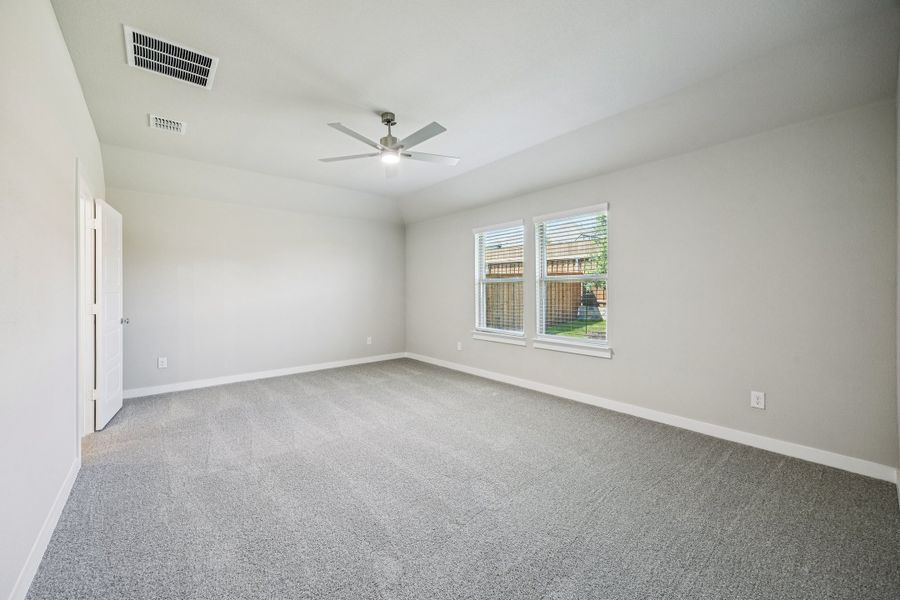 Primary Suite in the Oscar home plan by Trophy Signature Homes – REPRESENTATIVE PHOTO Primary Suite in the Oscar home plan by Trophy Signature Homes – REPRESENTATIVE PHOTO