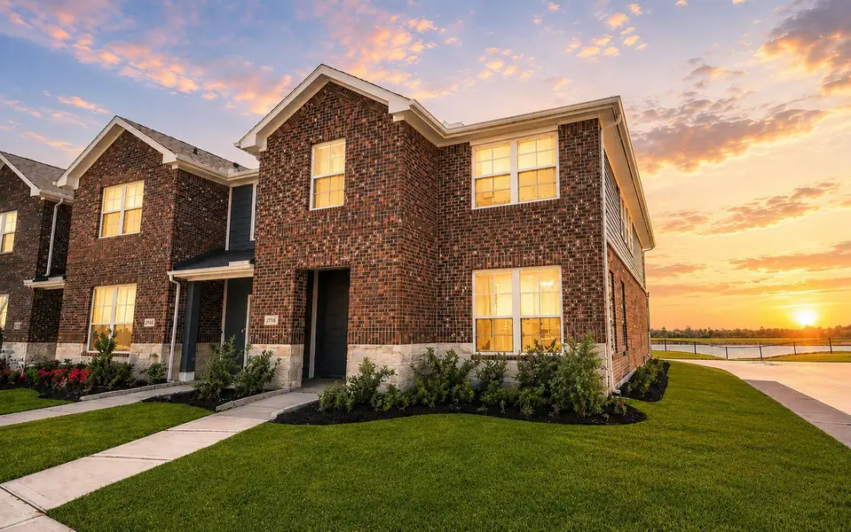 Digitally Enhanced exterior of the home. Digitally Enhanced exterior of the home.