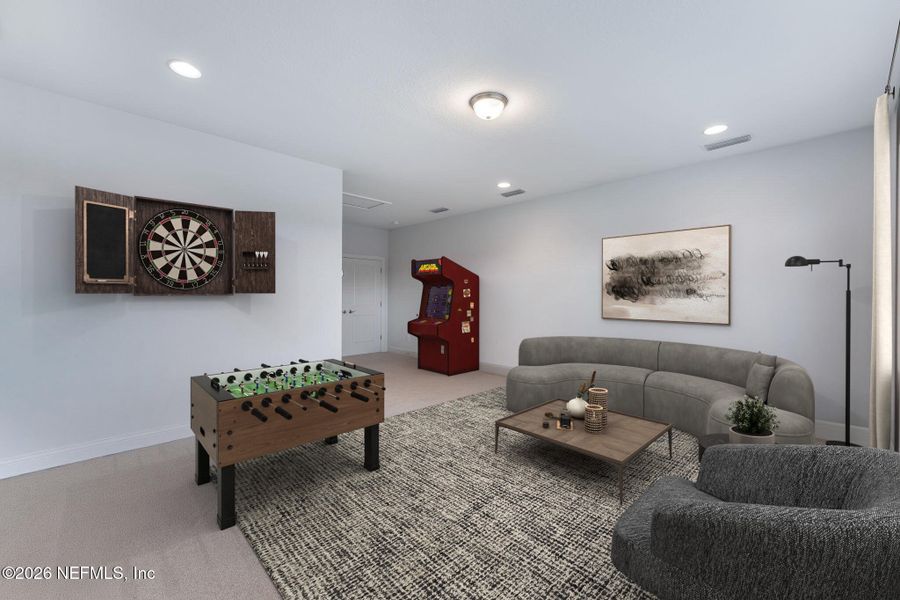 Furnished interior view inside a new home in , St. Augustine (Image 28).