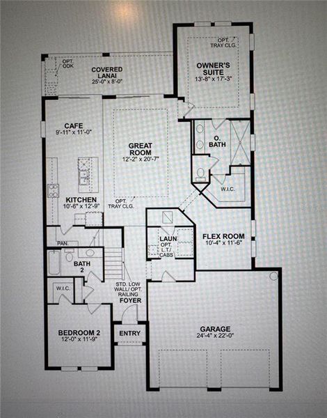 2D floor plan layout of this home in Grand Park, Sarasota, FL (Image 2). 2D floor plan layout of this home in Grand Park, Sarasota, FL (Image 2).