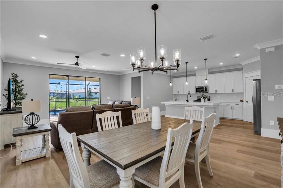 Furnished interior view inside a new home in , Bradenton (Image 16). Furnished interior view inside a new home in , Bradenton (Image 16).