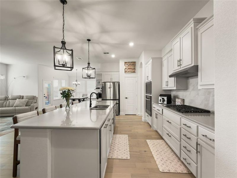 Furnished interior view inside a new home in Belle Meadows, Cleburne (Image 14).