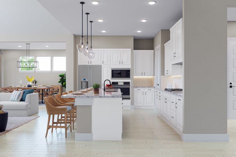 Furnished interior view inside a new home in Trillium, Richmond (Image 6).