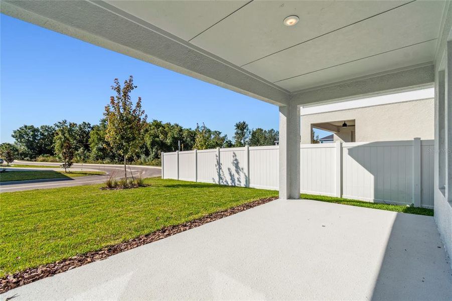 Exterior details and patio area of a home in Persimmon Park - Garden Series, Wesley Chapel (Image 4).