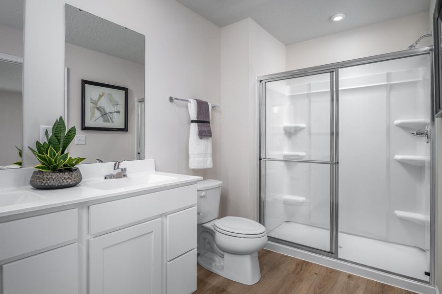 Furnished interior view inside a new home in Somerset, Santee (Image 14).