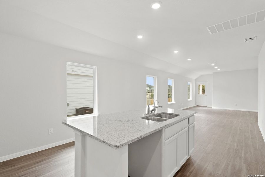 Furnished interior view inside a new home in Hunters Ranch, San Antonio (Image 8).