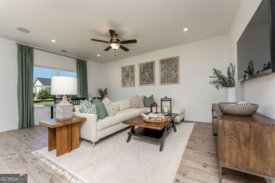 Furnished interior view inside a new home in Cobblestone Crossing Commons, Byron (Image 8).