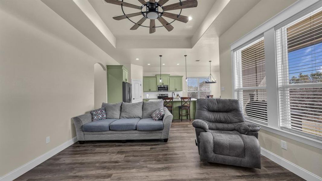 Furnished interior view inside a new home in , Granbury (Image 12).