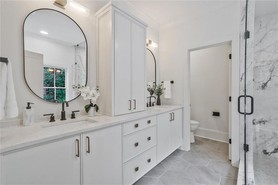 Furnished interior view inside a new home in Pendergrast Farm, Atlanta (Image 30).