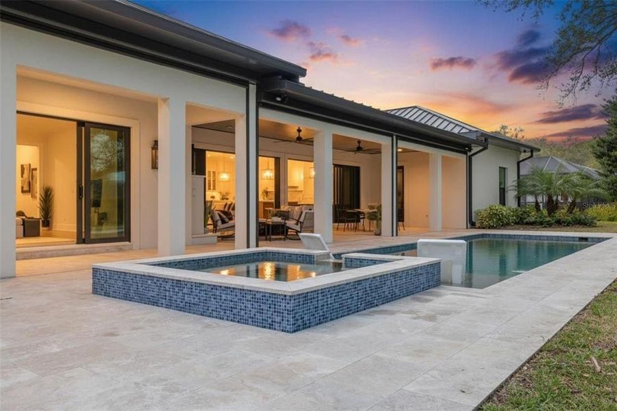 Exterior details and patio area of a home in , Belleair (Image 29).