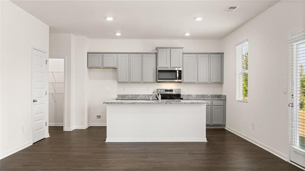 Furnished interior view inside a new home in Fox Crossing, Griffin (Image 13). Furnished interior view inside a new home in Fox Crossing, Griffin (Image 13).