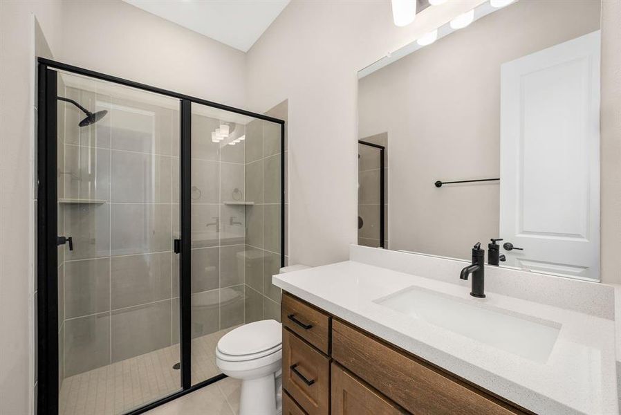 Furnished interior view inside a new home in Fields Villas - Darling Homes, Frisco (Image 6).