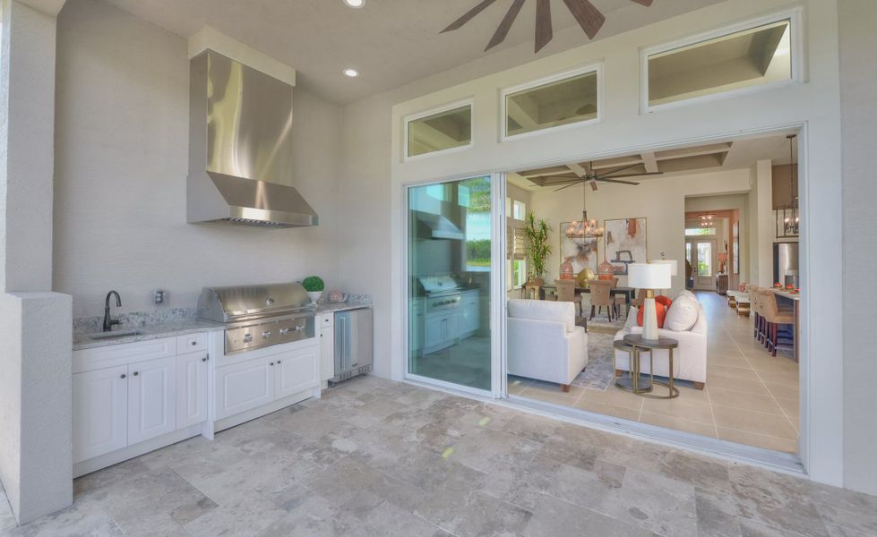 Furnished interior view inside a new home in Mosaic, Daytona Beach (Image 18).