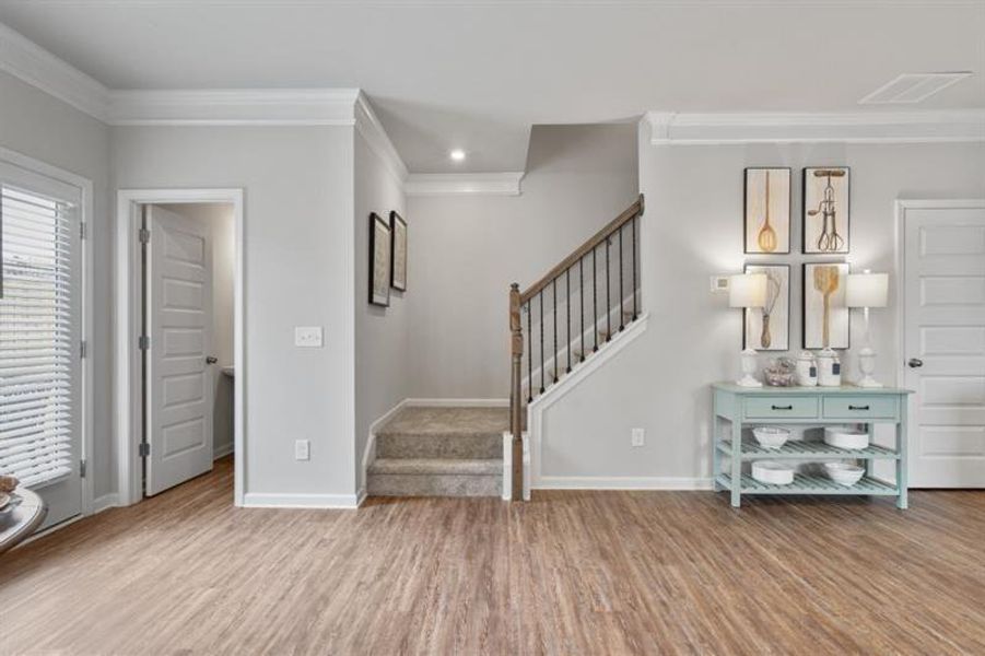 Furnished interior view inside a new home in Franklin Manor, Lawrenceville (Image 32).