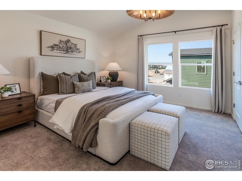 Furnished interior view inside a new home in Prairie Song Cottages, Windsor (Image 11).