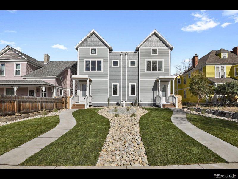 Front exterior of a new home in , Colorado Springs, CO, highlighting curb appeal (Image 1). Front exterior of a new home in , Colorado Springs, CO, highlighting curb appeal (Image 1).