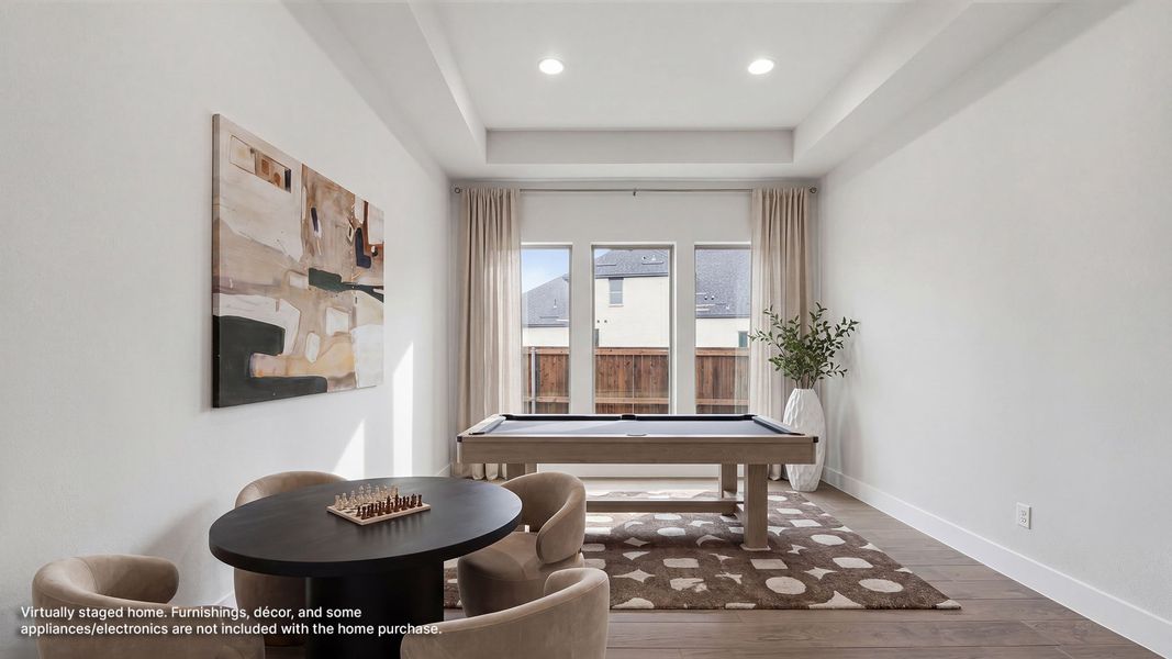 Furnished interior view inside a new home in The Parks at Wilson Creek, Celina (Image 10).