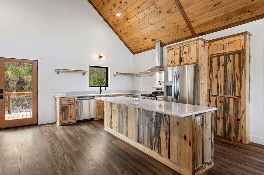 Furnished interior view inside a new home in , Mineral Bluff (Image 47).