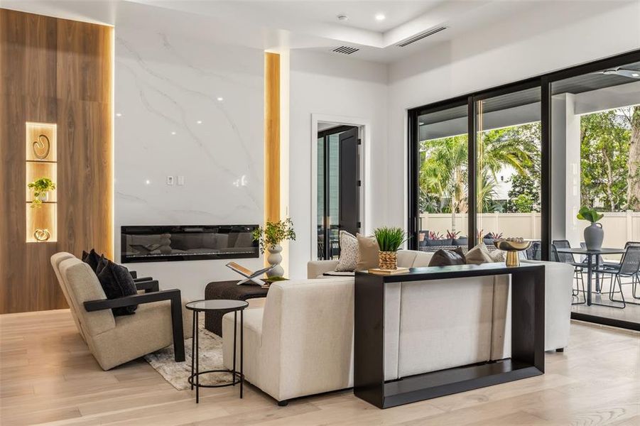 Furnished interior view inside a new home in , Winter Park (Image 40).