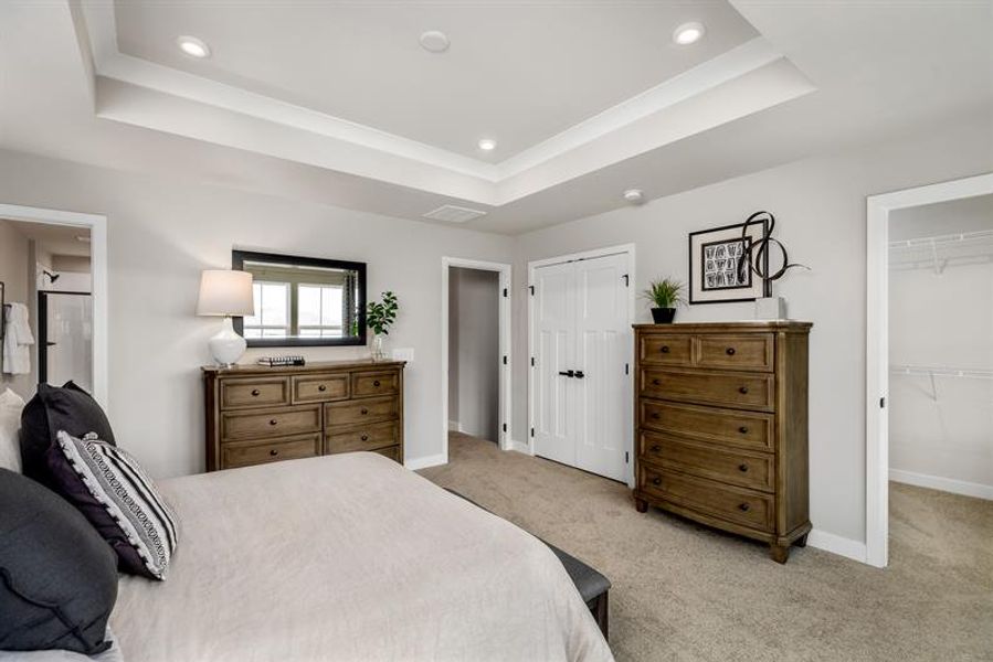 Furnished interior view inside a new home in McCain's Station Townhomes, Gallatin (Image 13).