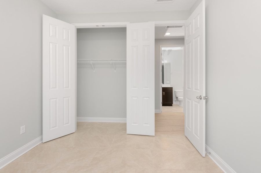 Representative unfurnished interior of a home built from the Boca by Riverside Homes in Mariposa at EverRange, Jacksonville (Image 34).