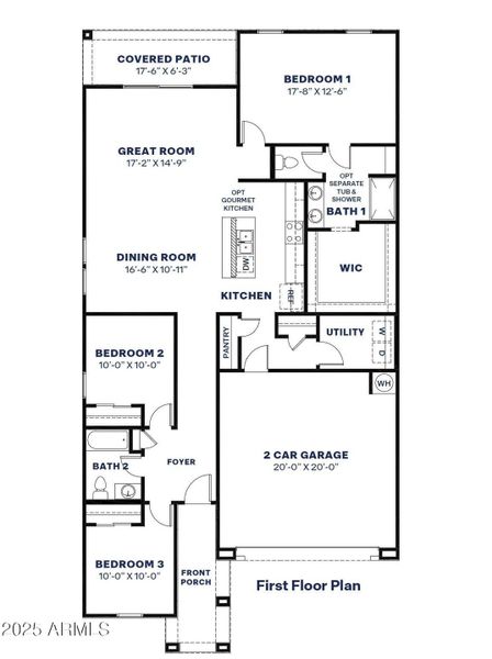 Del Rio Ranch, Caden 1,651 SF 3Bedrooms,