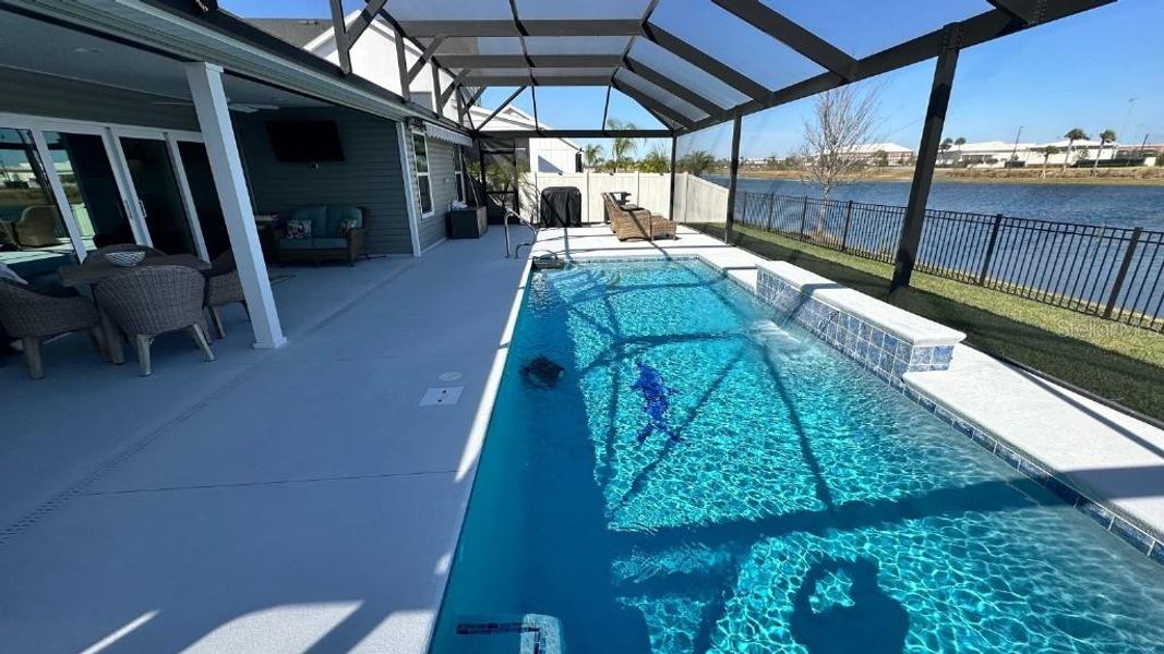 Exterior details and patio area of a home in , Okahumpka (Image 2). Exterior details and patio area of a home in , Okahumpka (Image 2).