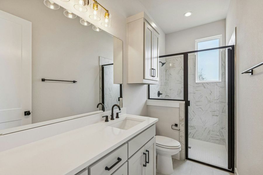Furnished interior view inside a new home in The Vines, Haslet (Image 17).