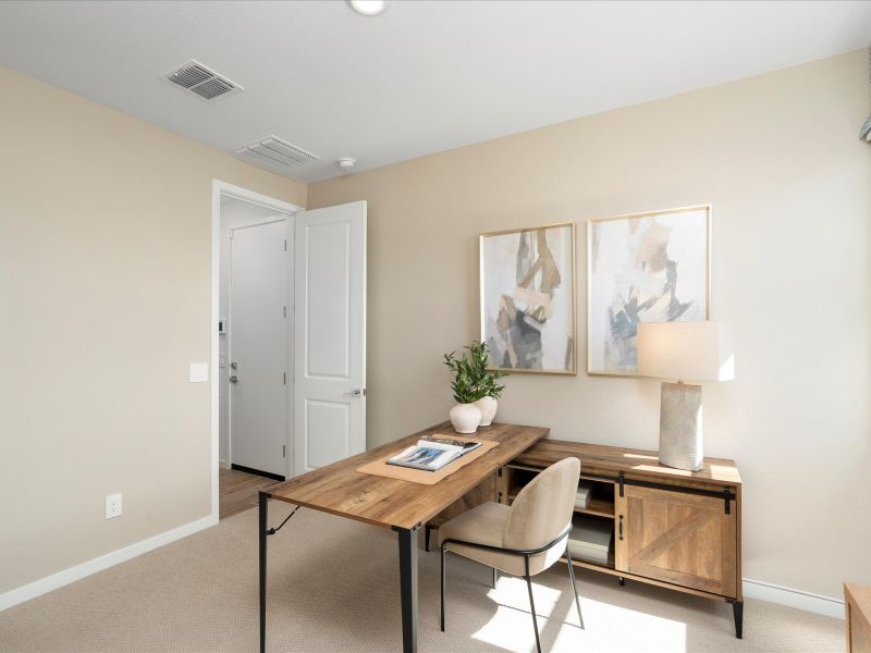 Furnished interior view inside a new home in Abel Ranch Reserve Series, Goodyear (Image 13).