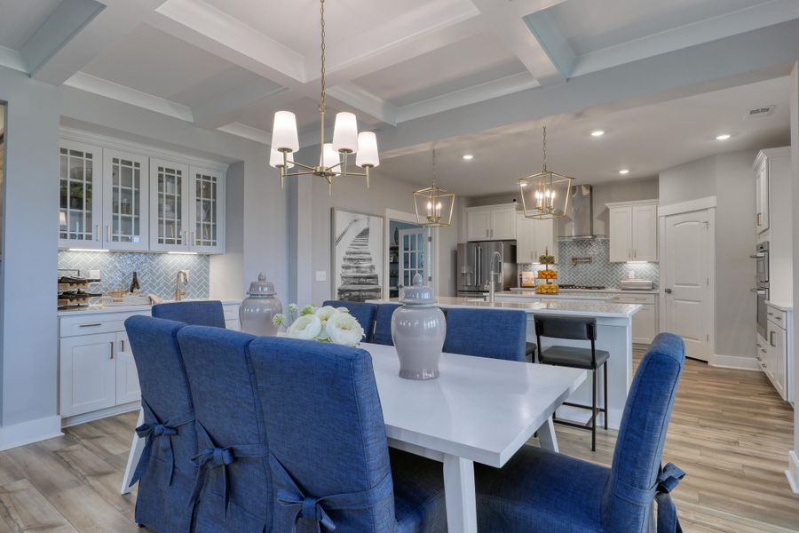 Furnished interior view inside a new home in , Summerville (Image 14).