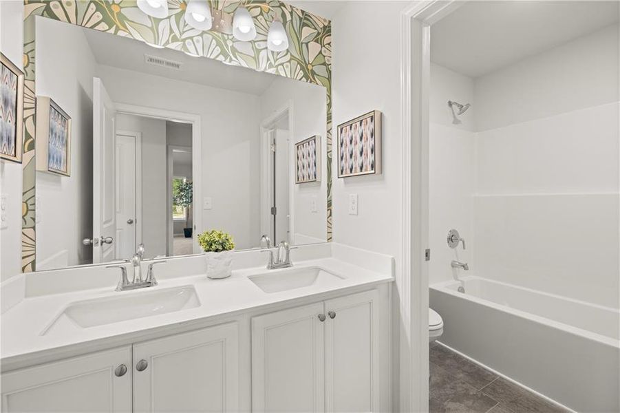 Furnished interior view inside a new home in Kingsmere Estates, Loganville (Image 16).