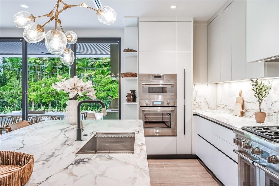 Furnished interior view inside a new home in , South Miami (Image 5).