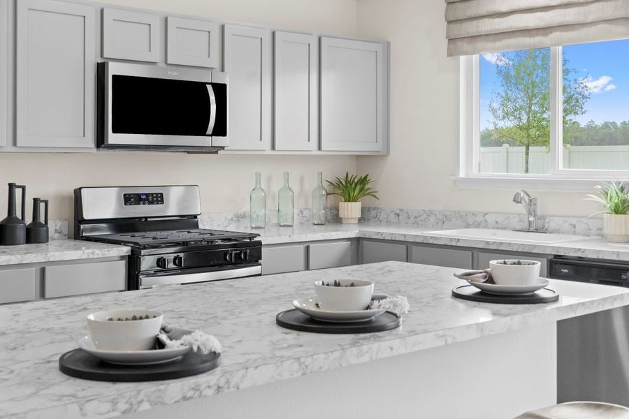 Representative furnished interior of a home built from the 1769 Modeled by KB Home in Sabal Estates, St. Augustine (Image 6).