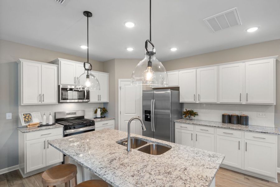 Furnished interior view inside a new home in Providence Oaks, Fuquay Varina (Image 10).