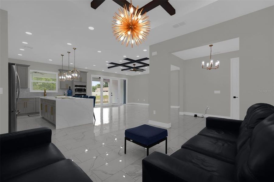 Furnished interior view inside a new home in , Lake Wales (Image 7). Furnished interior view inside a new home in , Lake Wales (Image 7).